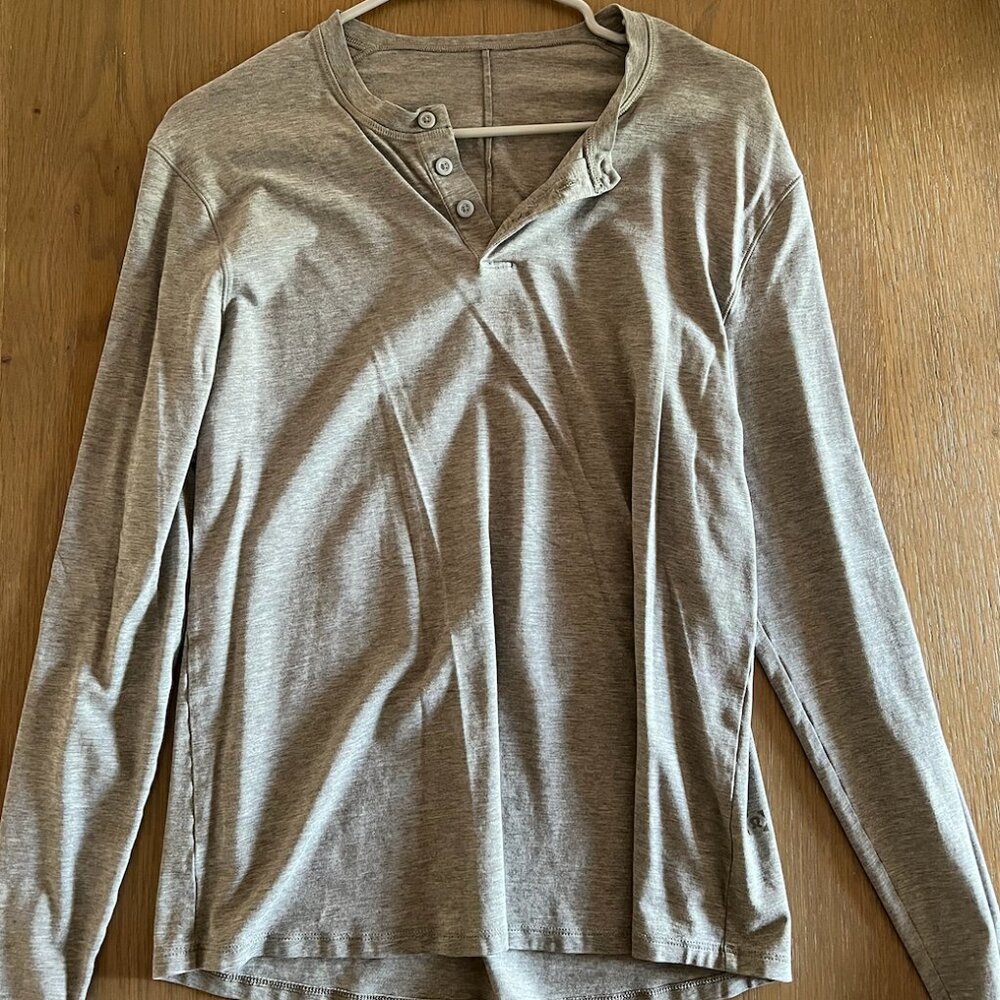 Lululemon Soft Jersey Long-Sleeve Henley - Size Small